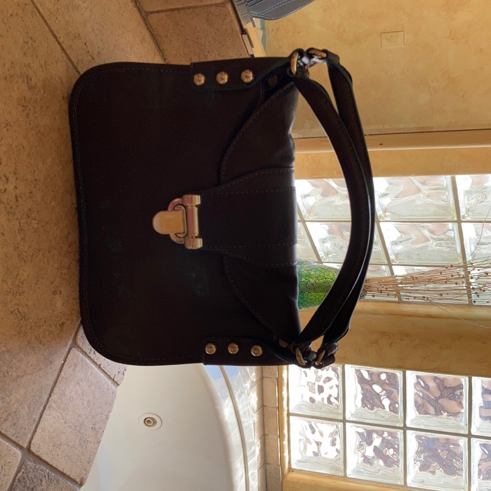 Maxximum Satchel Brown Leather Handbag